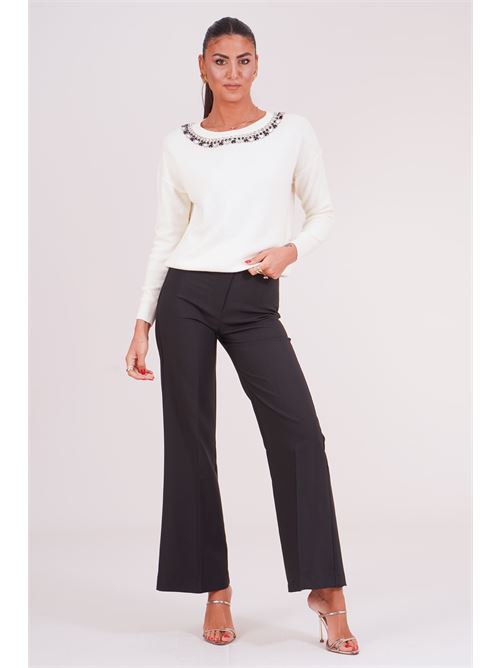 Maglia in viscosa Love To Love by Gai Mattiolo | LT541PANNA